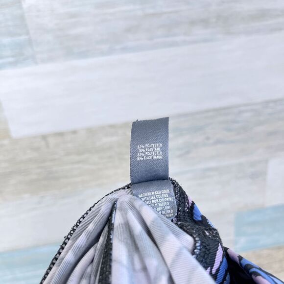 Aerie Cut Out Hem Leggings Black Blue Purple Mid Rise Yoga Active Womens Small - Picture 7 of 7